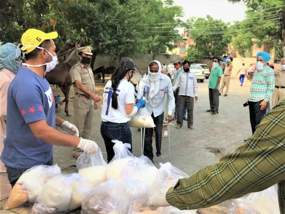 11th Distribution Drive at Madanpur Village , Phase 2, Mohali on 6th May 2020 Drive Photo