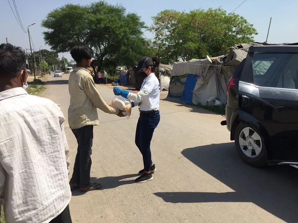 10th Distribution Drive at Dayalpura on 24th April 2020 Drive Photo