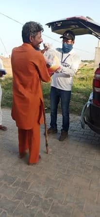 6th Distribution Drive at Lalru and Dappar on 10th April 2020 Drive Photo