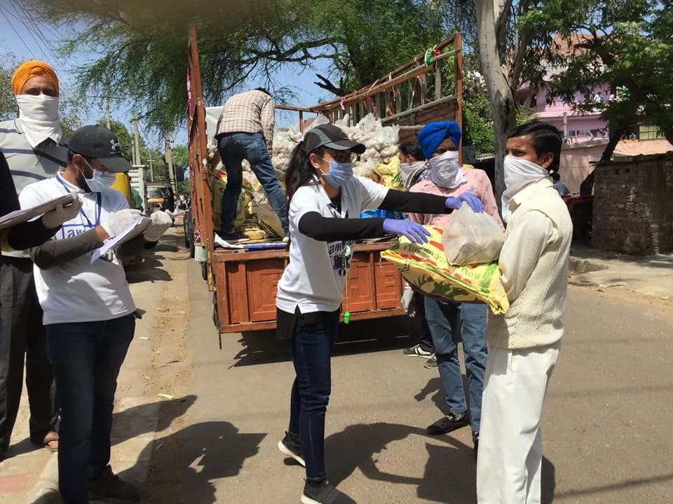 4th Distribution Drive at Mohali Phase 1 on 1st April 2020 Drive Photo