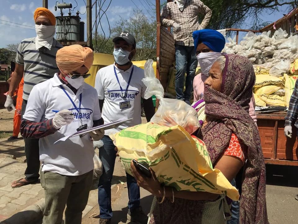 4th Distribution Drive at Mohali Phase 1 on 1st April 2020 Drive Photo