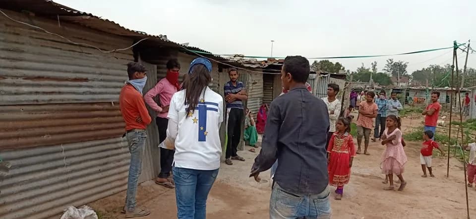 3rd Distribution Drive at Singhpura, Baltana, Near Gurudwara Nabha Sahib Zirakpur on 31st March 2020 Drive Photo