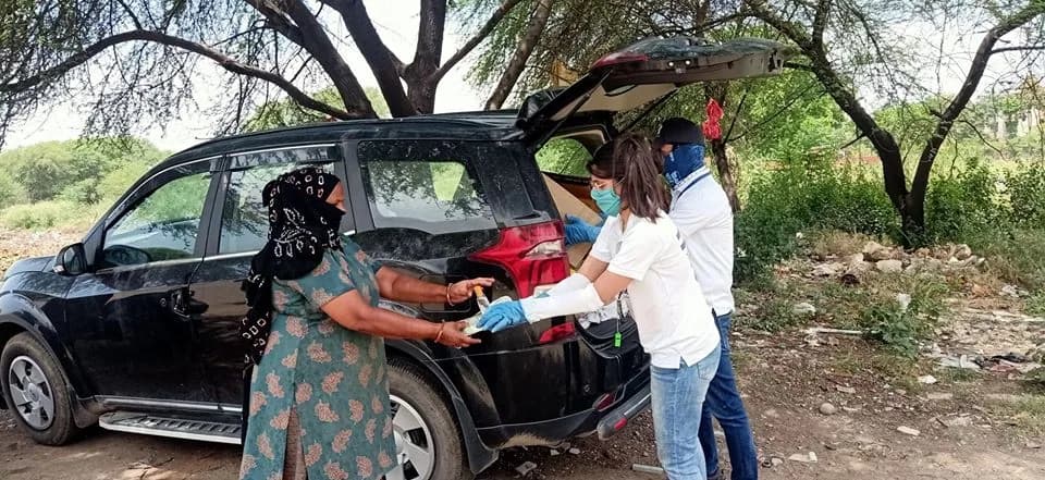 14th Distribution Drive at Sector 32,42,43,44,45,47,48,49,52 Chandigarh, Chandigarh on 19th May 2020 Drive Photo
