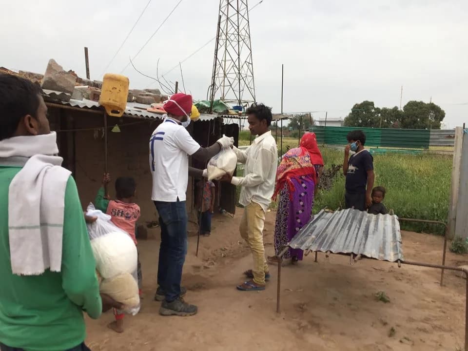 2nd Distribution Drive at Zirakpur on 27th March 2020 Drive Photo
