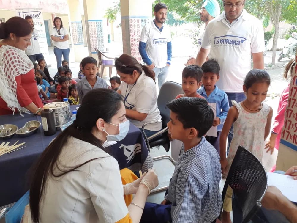 SMILE CARE DENTAL CAMP BY NGO TAMMANA
