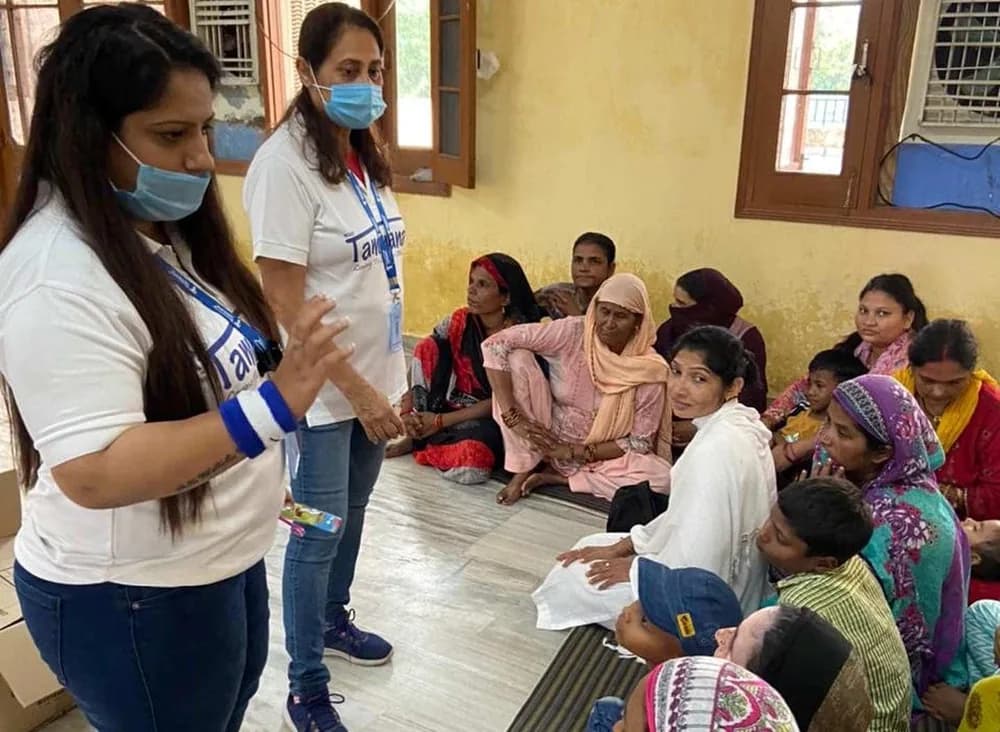 Meet & Greet, Hygiene & Counselling Camp by NGO Tammana for children battling prolonged diseases.