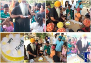 Fathers Day Celebration for the Fatherly Figure of Guru Aasra Shelter Home